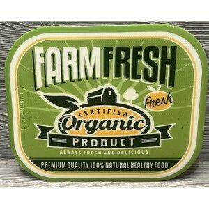 Farberware Cutting Board Farm Fresh Sturdy Plastic 8” X 10” Kitchen Farmhouse